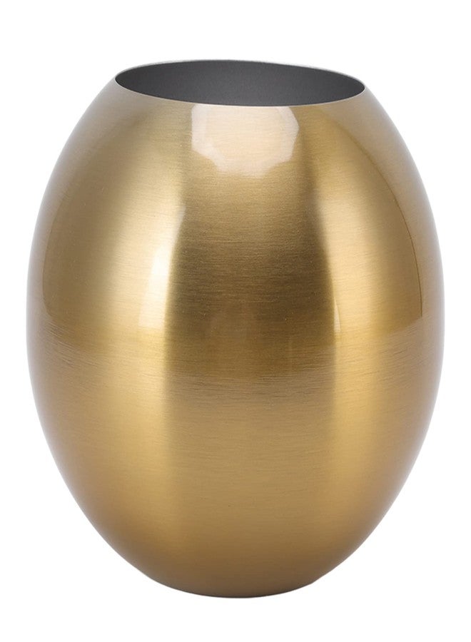 TOTITOM Round Vase Nordic Style Modern Stainless Steel Small Flower Vase Ornament Living Room Office Table Decoration for Home Decoration(Gold) - Image 1